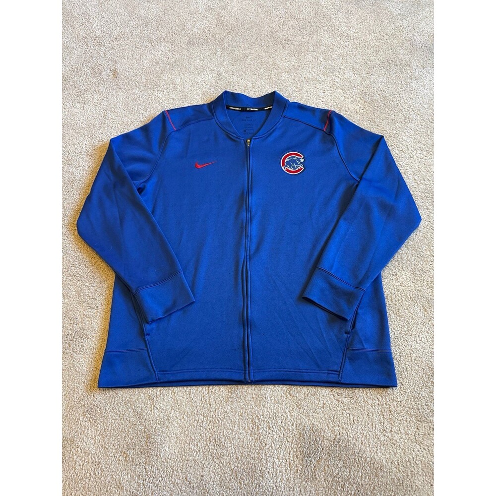 Chicago Cubs Nike Dri-FIT Full Zip Jacket Size XL